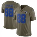 Nike Cowboys #88 Dez Bryant Youth Olive Salute To Service Limited Jersey