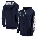 Seattle Mariners G III 4Her by Carl Banks Women's 12th Inning Pullover Hoodie Navy