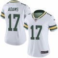 Women's Nike Green Bay Packers #17 Davante Adams Limited White Rush NFL Jersey
