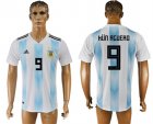 Argentina 9 KUN AGUERO Home 2018 FIFA World Cup Thailand Soccer Jersey