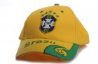 soccer nation hat brazil yellow