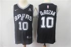 Spurs #10 DeMar DeRozan Black Nike Swingman Jersey