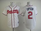 mlb jerseys atlanta braves #2 upton white