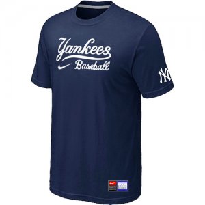 New York Yankees D.Blue Nike Short Sleeve Practice T-Shirt