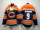 Nike Chicago Bears #9 Robbie Gould blue-Orange jerseys[pullover hooded sweatshirt]