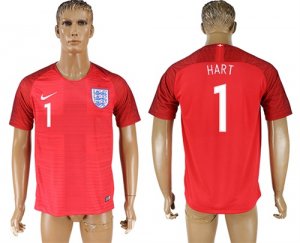 England 1 HART Away 2018 FIFA World Cup Thailand Soccer Jersey