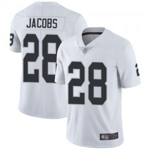 Nike Raiders #28 Josh Jacobs White 2019 NFL Draft First Round Pick Vapor Untouchable Limited Jersey