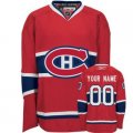 Customized Montreal Canadiens Jersey Red Home Man Hockey