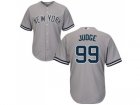 New York Yankees #99 Aaron Judge Grey Cool Base Stitched MLB Jersey