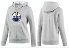 NHL Women Edmonton Oilers Logo Pullover Hoodie 17
