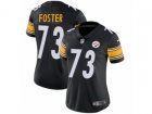 Women Nike Pittsburgh Steelers #73 Ramon Foster Vapor Untouchable Limited Black Team Color NFL Jersey