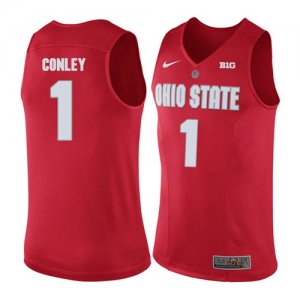 Ohio State Buckeyes #1 Gareon Conley Red College Basketball Jersey