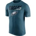 NFL Men's Philadelphia Eagles Nike Midnight Green Legend Staff Practice Performance T-Shirt