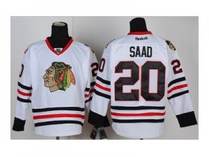 nhl jerseys chicago blackhawks #20 saad white