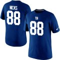Nike New York Giants #88 NCKS Pride Name & Number T-Shirt blue