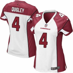 Women\'s Nike Arizona Cardinals #4 Ryan Quigley Limited White NFL Jersey