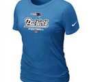 Women New England Patriots L.blue T-Shirt