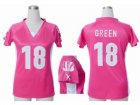 Nike Women Denver Broncos #18 Peyton Manning pink jerseys[draft him ii top]