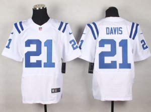 Nike Indianapolis Colts #21 Vontae Davis white Jerseys(Elite)