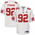 New York Giants #92 Strahan 2012 Super Bowl XLVI white