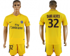 2017-18 Paris Saint-Germain 32 DANI ALVES Away Soccer Jersey