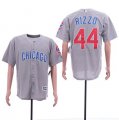 Cubs #44 Anthony Rizzo Gray Cool Base Jersey