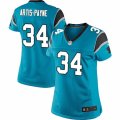 Womens Nike Carolina Panthers #34 Cameron Artis-Payne Limited Blue Alternate NFL Jersey