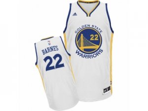 Mens Adidas Golden State Warriors #22 Matt Barnes Swingman White Home NBA Jersey