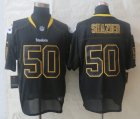 Nike Pittsburgh Steelers #50 Shazier black Jerseys(Elite Lights Out)