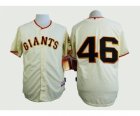 MLB san francisco giants #46 casilla cream jerseys