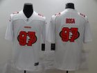 Nike 49ers #97 Nick Bosa White Shadow Logo Limited Jersey
