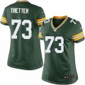 Women's Nike Green Bay Packers #73 JC Tretter Limited Green Team Color NFL Jersey