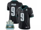 Nike Philadelphia Eagles #9 Nick Foles Black Alternate Super Bowl LII Champions Men Stitched NFL Vapor Untouchable Limited Jersey