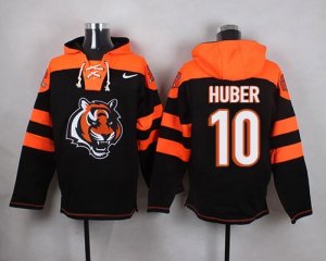 Nike Cincinnati Bengals #10 Kevin Huber Black Player Pullover NFL Hoodie