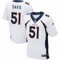 Mens Nike Denver Broncos #51 Todd Davis Elite White NFL Jersey