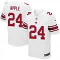 Nike New York Giants #24 Eli Apple White Mens Stitched NFL Elite Jersey