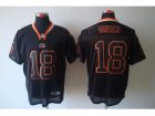 Nike NFL Cincinnati Bengals #18 A.J. Green black Jerseys[Elite lights out]