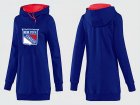 NHL Women New York Rangers Logo Pullover Hoodie 6