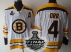 nhl boston bruins #4 orr white[2011 stanley cup]