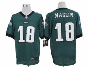 Nike NFL Philadelphia Eagles #18 Jeremy Maclin Green Jerseys(Elite)