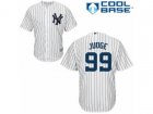 New York Yankees #99 Aaron Judge Replica White Home MLB Jersey