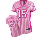 san francisco 49ers #15 crabtree women pink