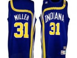 NBA Indiana Pacers #31 Reggie Miller Blue Soul Swingman Jerseys(Throwback)