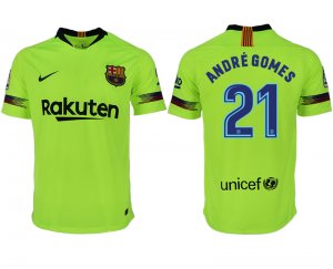 2018-19 Barcelona 21 ANDRE GOMES Away Thailand Soccer Jersey