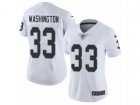 Women Nike Oakland Raiders #33 DeAndre Washington Vapor Untouchable Limited White NFL Jersey