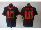 Nike NFL washington redskins #10 Robert griffin iii black jerseys[Elite]
