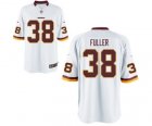 Men's Nike Washington Redskins #38 Kendall Fuller Game White NFL Jersey