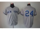 mlb New York Yankees #24 Robinson Cano Grey Jersey