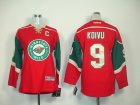 youth nhl minnesota wild #9 koivu red