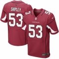 Mens Nike Arizona Cardinals #53 A.Q. Shipley Elite Red Team Color NFL Jersey